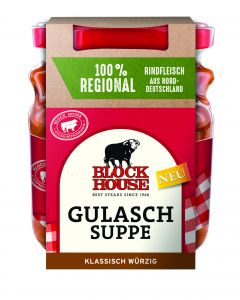 BLOCK HOUSE Gulaschsuppe, 480g Glas